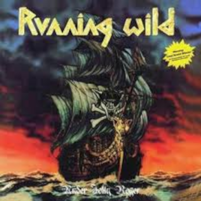 Running Wild_Under Jolly Roger 1987 front cover artwork
